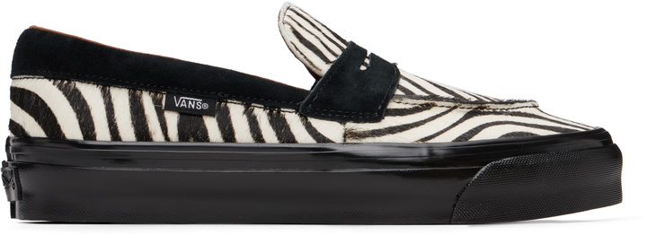 Photo: Vans Black & White LX 53 Loafer Sneakers