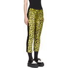 Junya Watanabe Yellow Leopard Trousers