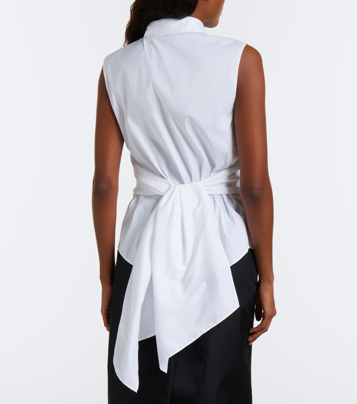 Prada Cotton-blend poplin shirt
