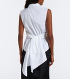 Prada Cotton-blend poplin shirt