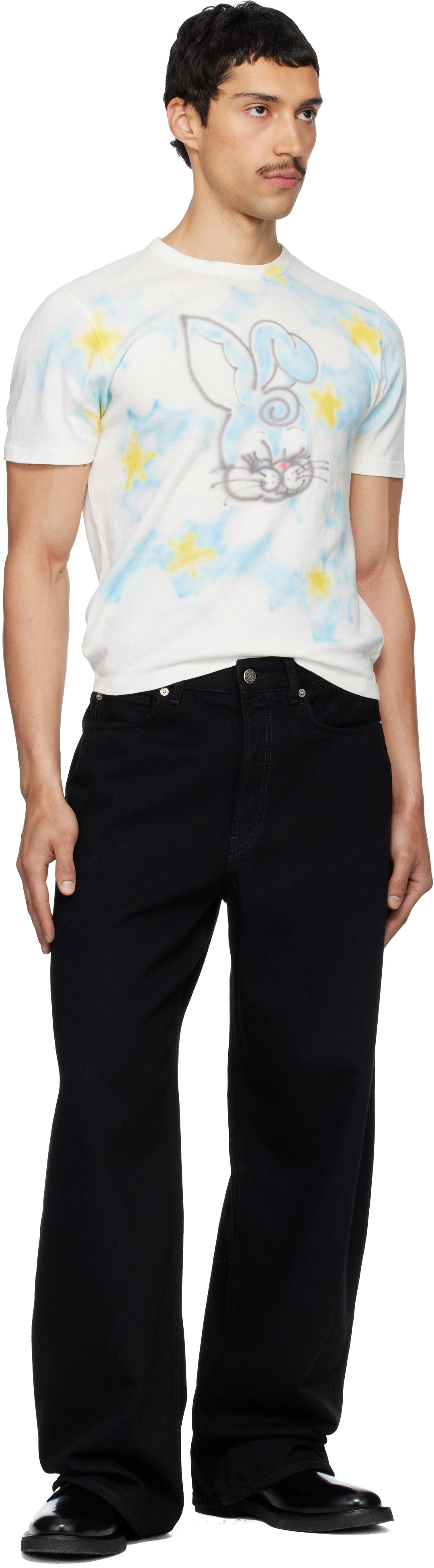 Kenzo Off-White Kenzo Paris 'KENZO Cartoon' Slim T-shirt
