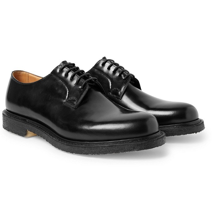Photo: Church's - Shannon Whole-Cut Polished-Leather Derby Shoes - Men - Black