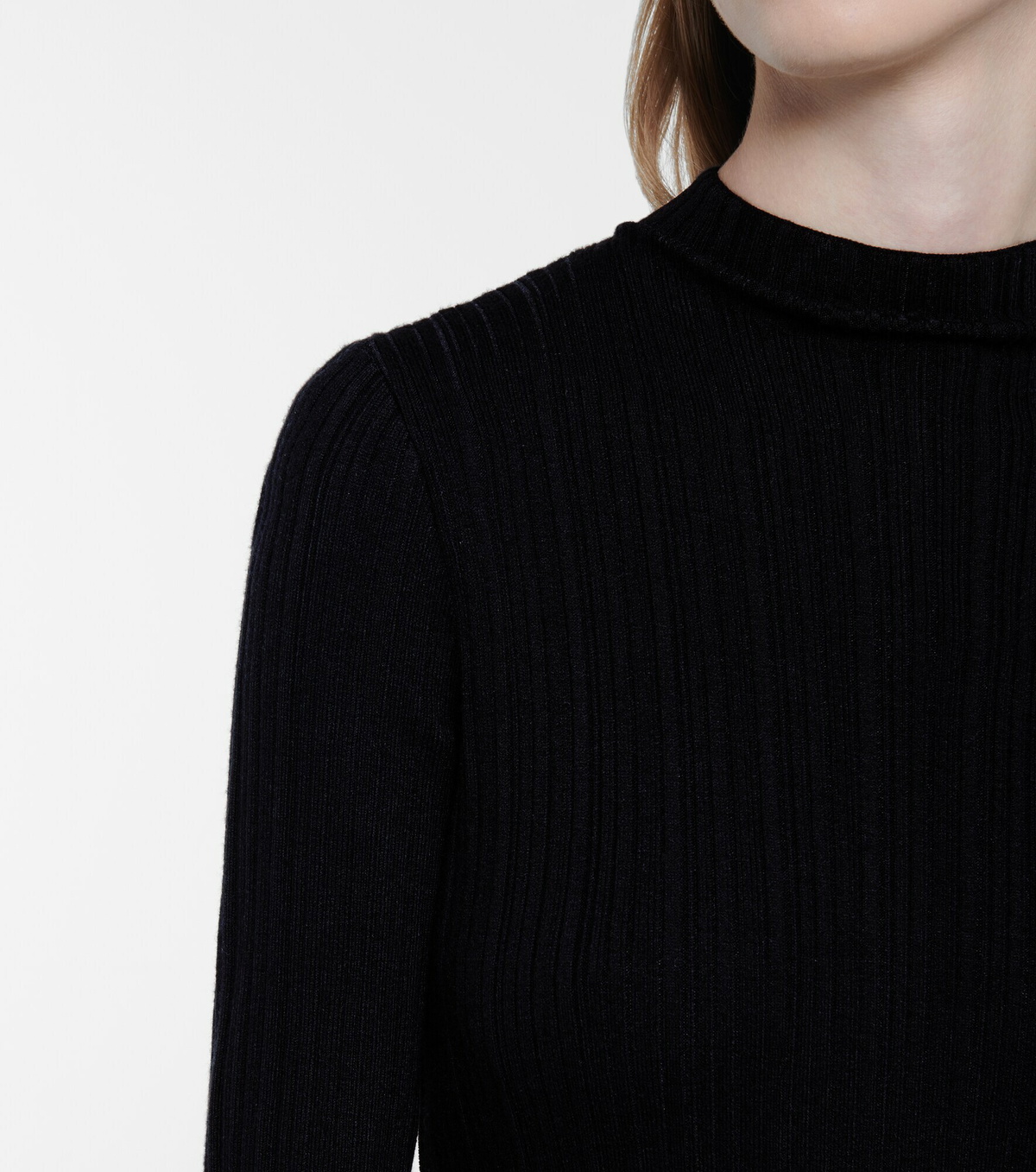 Vince - Ribbed-knit midi dress