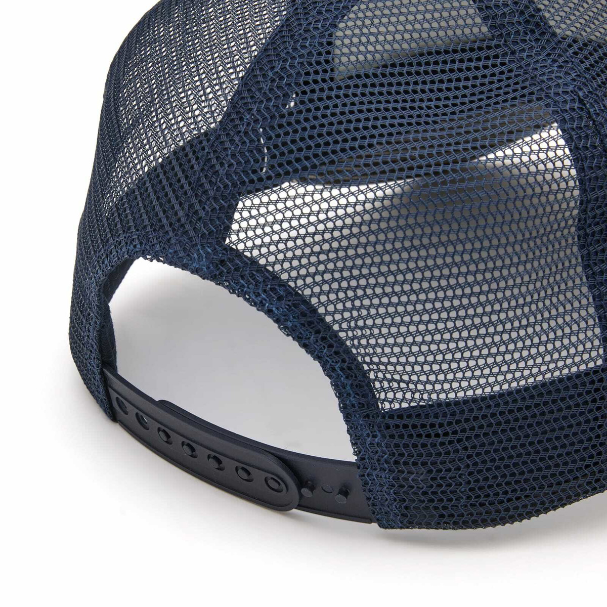 END. x ICECREAM Hickory Running Dog Trucker Cap in Navy/White 