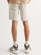 Folk - Straight-Leg Linen and Cotton-Blend Shorts - Neutrals