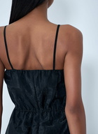 Cecilie Bahnsen Sheer Overlay Midi Dress
