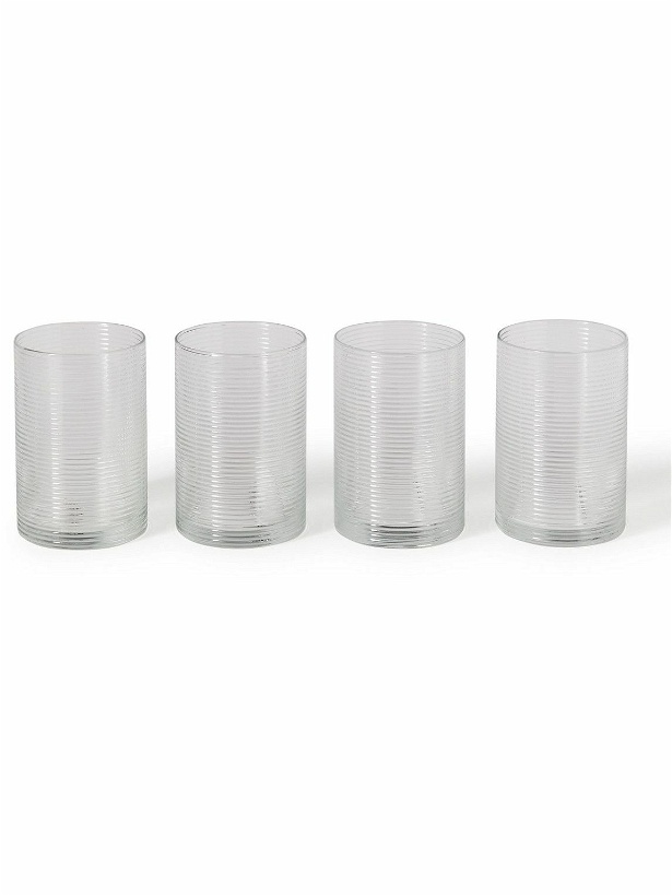 Photo: The Conran Shop - Set of Four Ribbed Highball Glasses