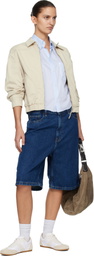 Carhartt Work In Progress Blue Brandon Denim Shorts