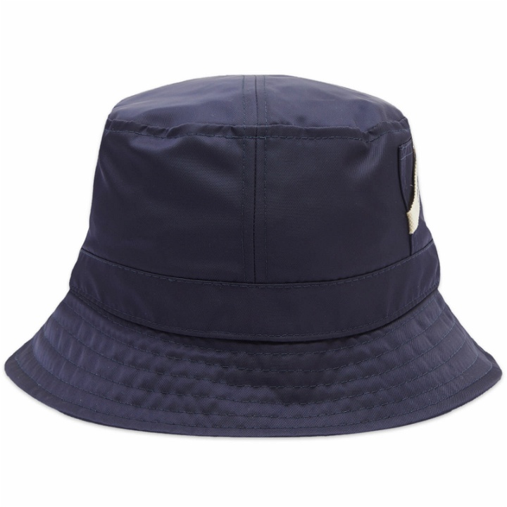 Photo: Jacquemus Men's Le Bob Ovalie Bucket Hat in Navy