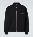 Comme des Garçons Homme Knitted jersey bomber jacket