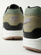 Nike - Air Max 1 SC Suede, Mesh and Leather Sneakers - Green