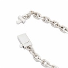 NUMBERING Men's Edge Cut Chain Bracelet in Silver