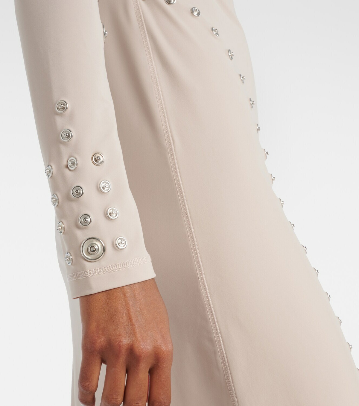Coperni Embellished midi dress