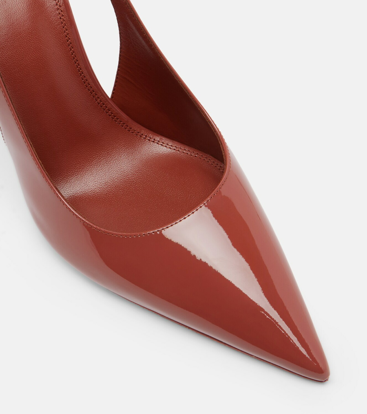 Paris Texas Lidia patent leather slingback pumps