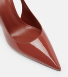 Paris Texas Lidia patent leather slingback pumps