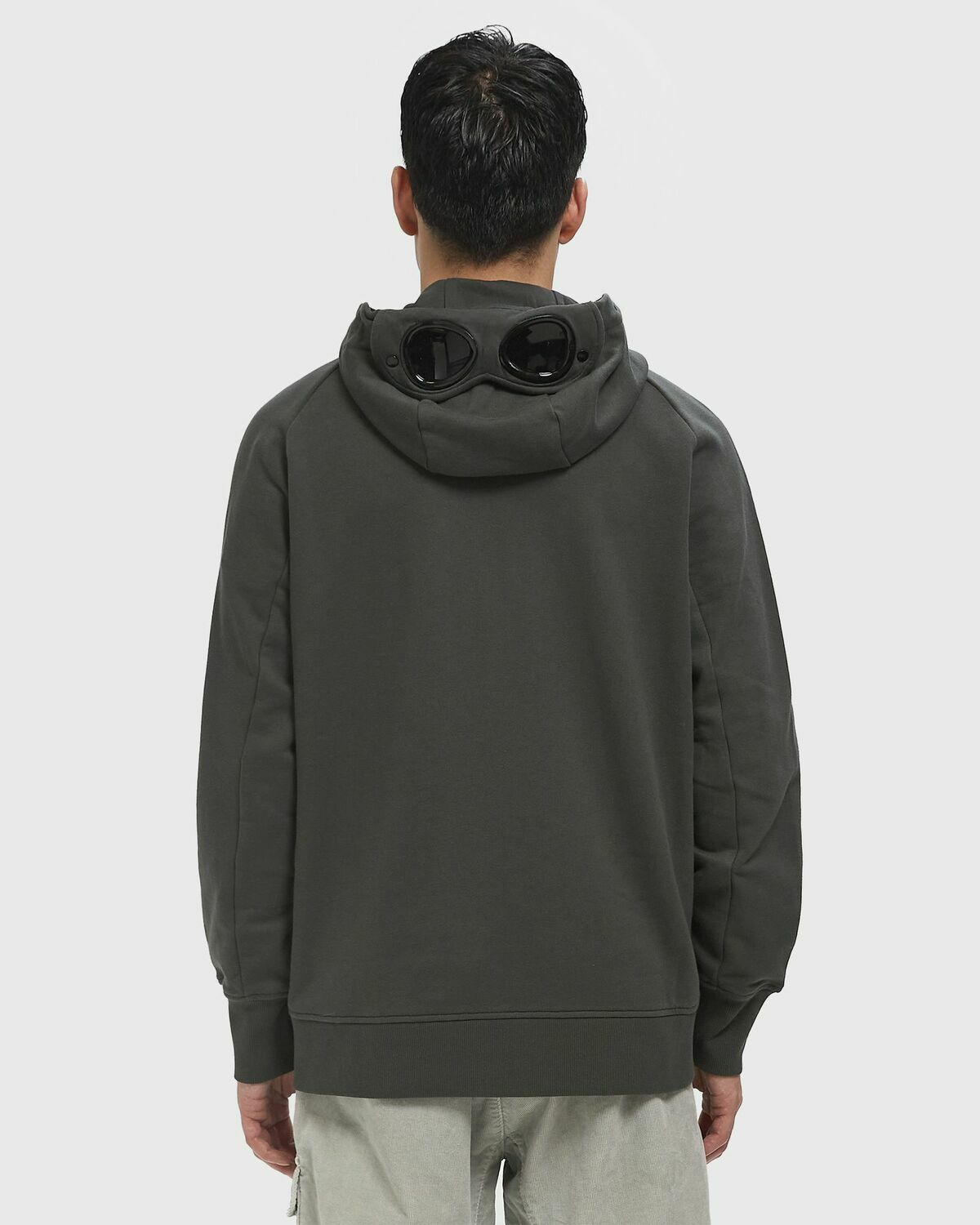 C.P. Company SWEATSHIRTS - HOODED OPEN Black Mens Hoody