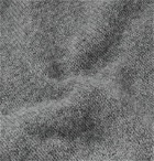 MAN 1924 - Mélange Shetland Wool Rollneck Sweater - Gray