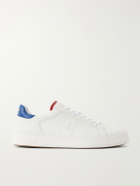 J.M. Weston - On Time Leather Slip-On Sneakers - White