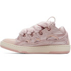 Lanvin Pink Nylon Curb Sneakers