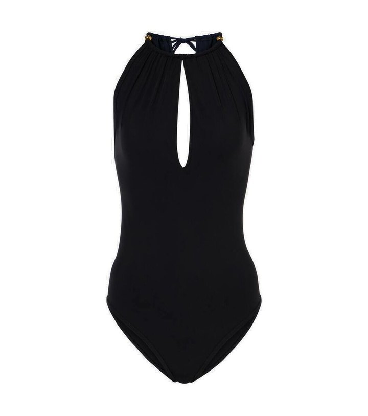 Photo: Bottega Veneta Knot cutout swimsuit