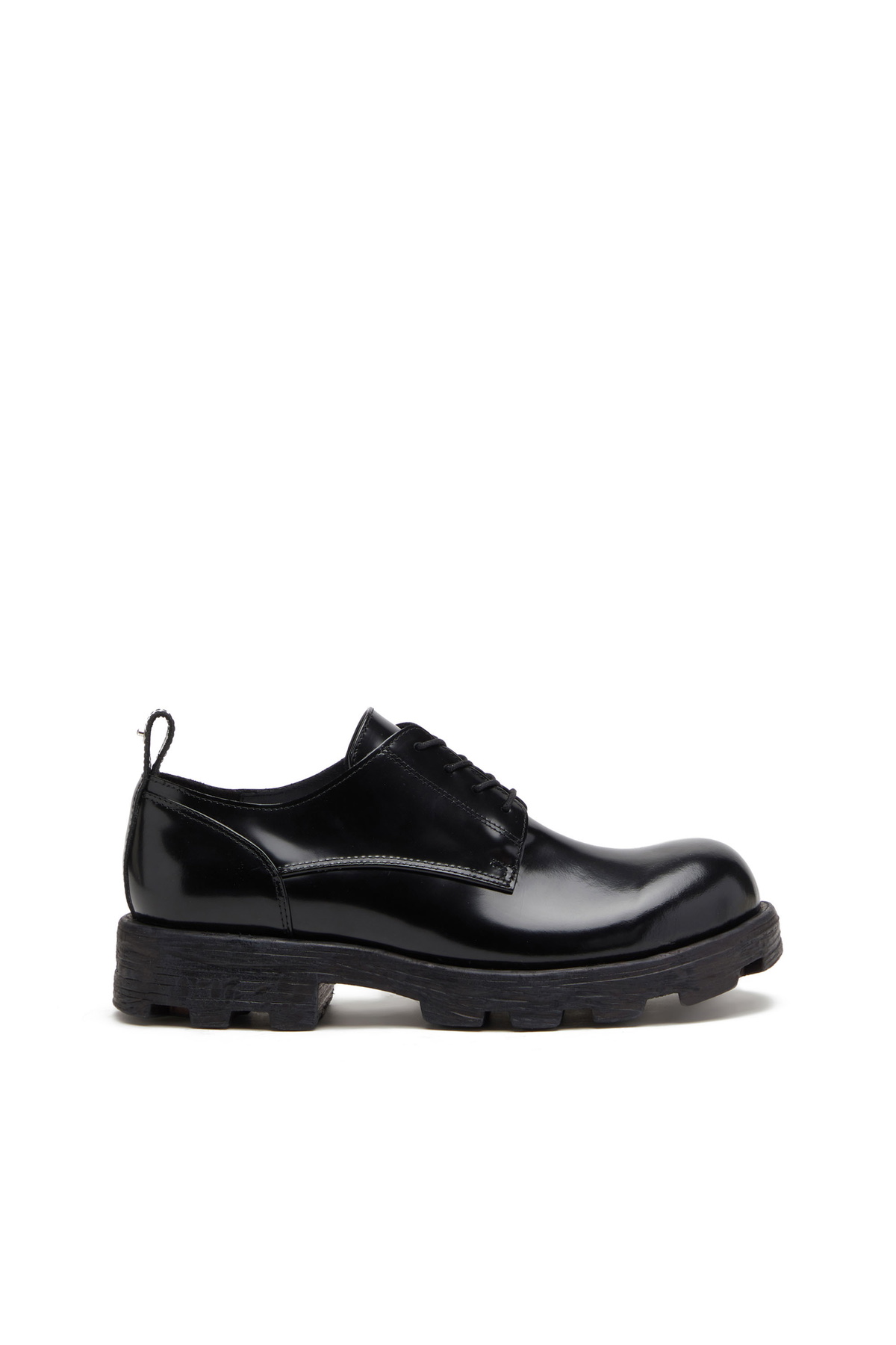 靴 DIESEL D-HAMMER SH Diesel D-Hammer SH - Lace-up shoes in shiny leather - Lace