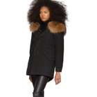 Mr and Mrs Italy Black London Parka