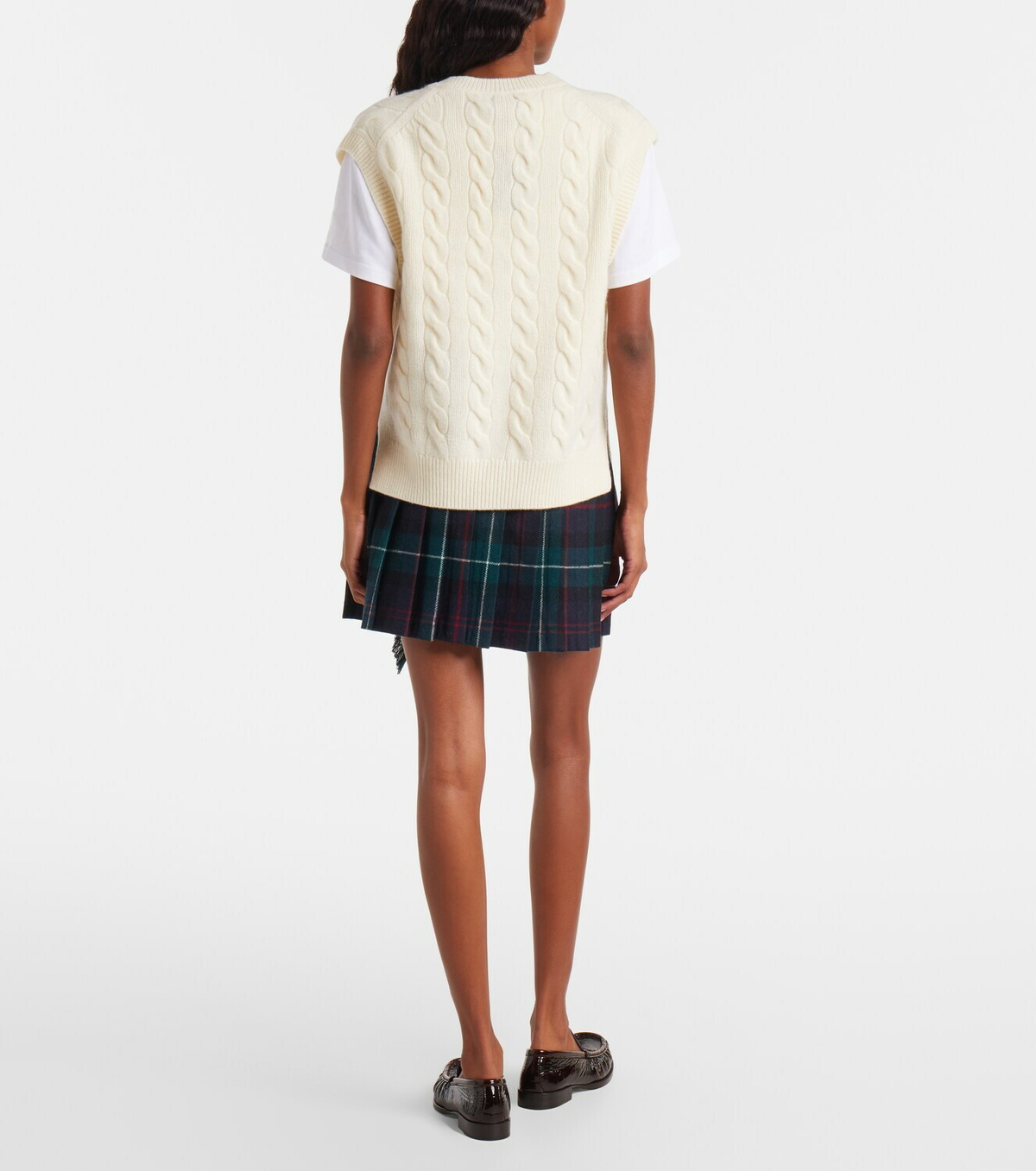 Polo Ralph Lauren Cable-knit wool and cashmere vest