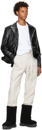 sacai Black Schott Edition Leather Jacket