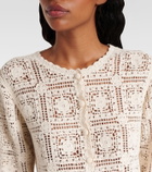 Frame Crochet cotton cardigan