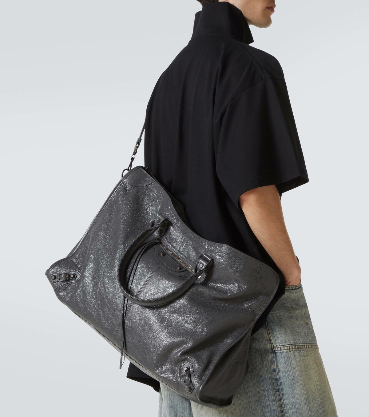 Balenciaga Le City leather duffel bag