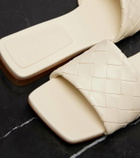 Bottega Veneta Parco Intrecciato leather slides