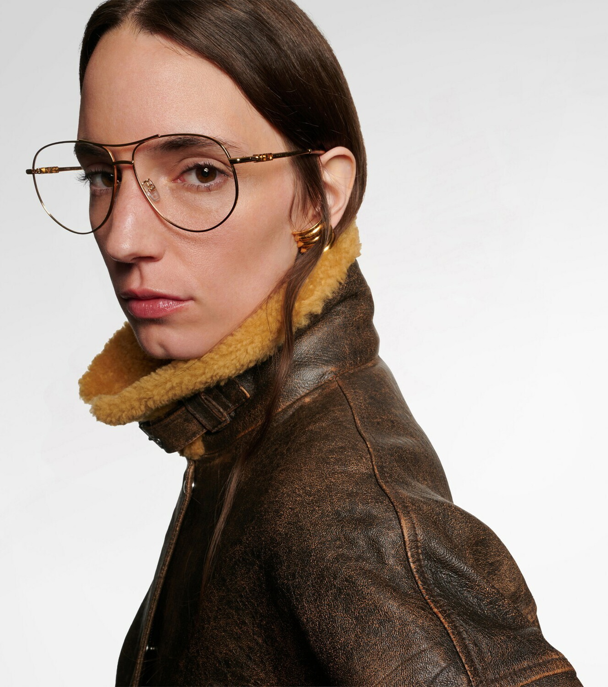 Fendi Fendigraphy aviator glasses