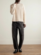 Nili Lotan - Demitry Open-Knit Sweater - Neutrals