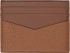 Givenchy Brown Grained Leather Card Holder