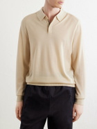 Paul Smith - Merino Wool Polo Shirt - Neutrals