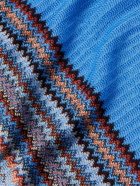 Missoni - Fringed Crochet-Knit Cotton Scarf