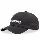 Vetements Logo Cap in Black