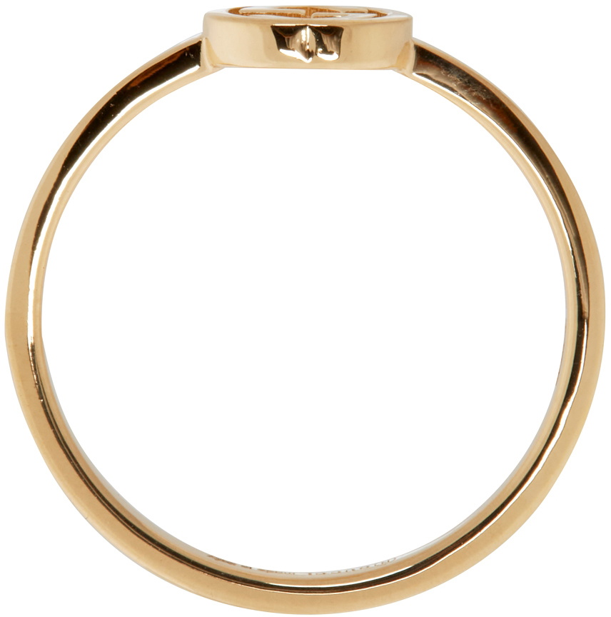 Gucci Gold Interlocking G Ring