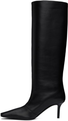 Acne Studios Black Leather Tall Boots