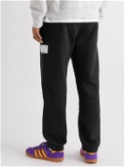 Champion - Tapered Cotton-Blend Jersey Sweatpants - Black