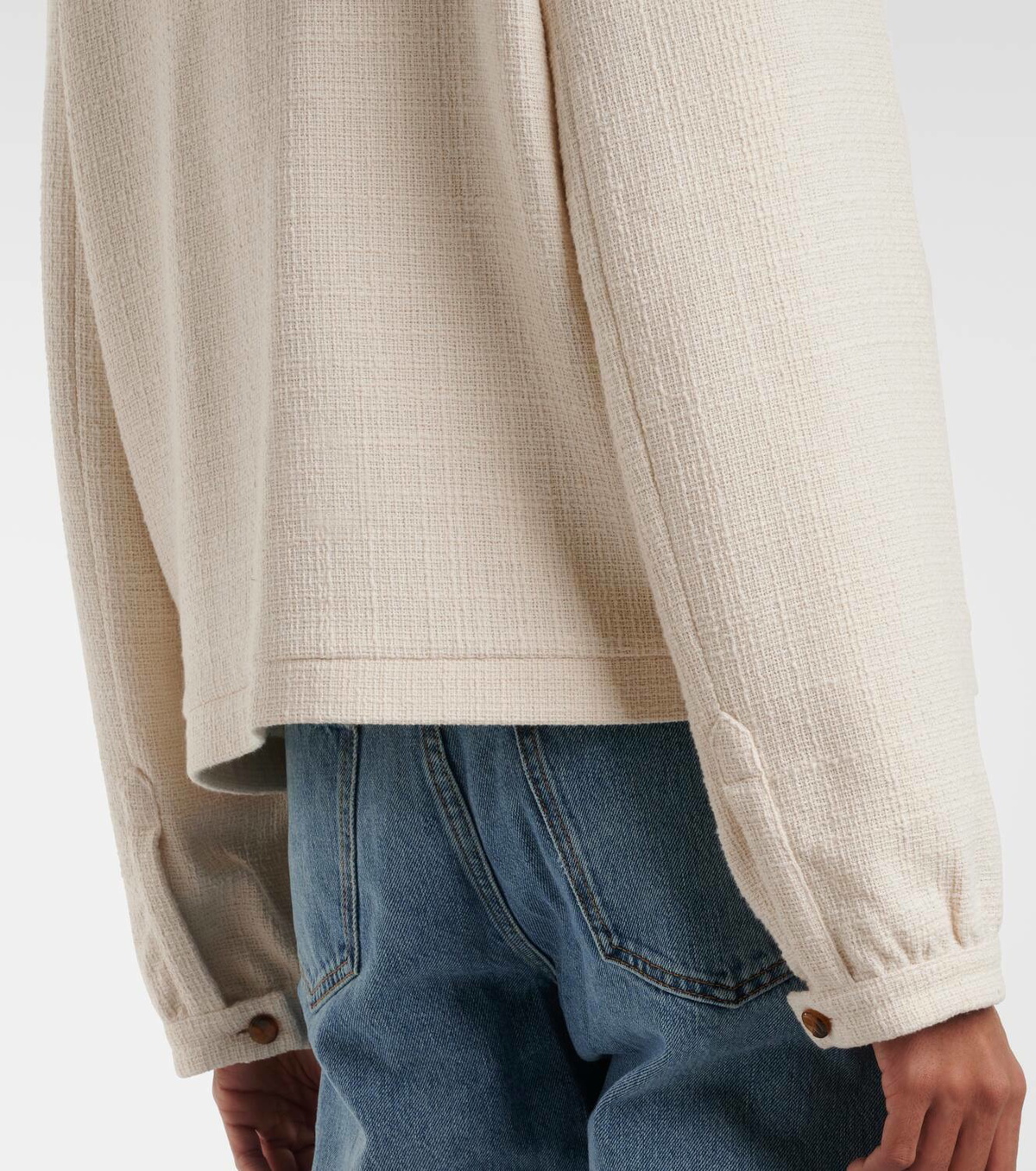 Blazé Milano Missy Gliss cotton-blend bolero jacket