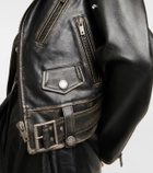Golden Goose - Embellished leather biker jacket