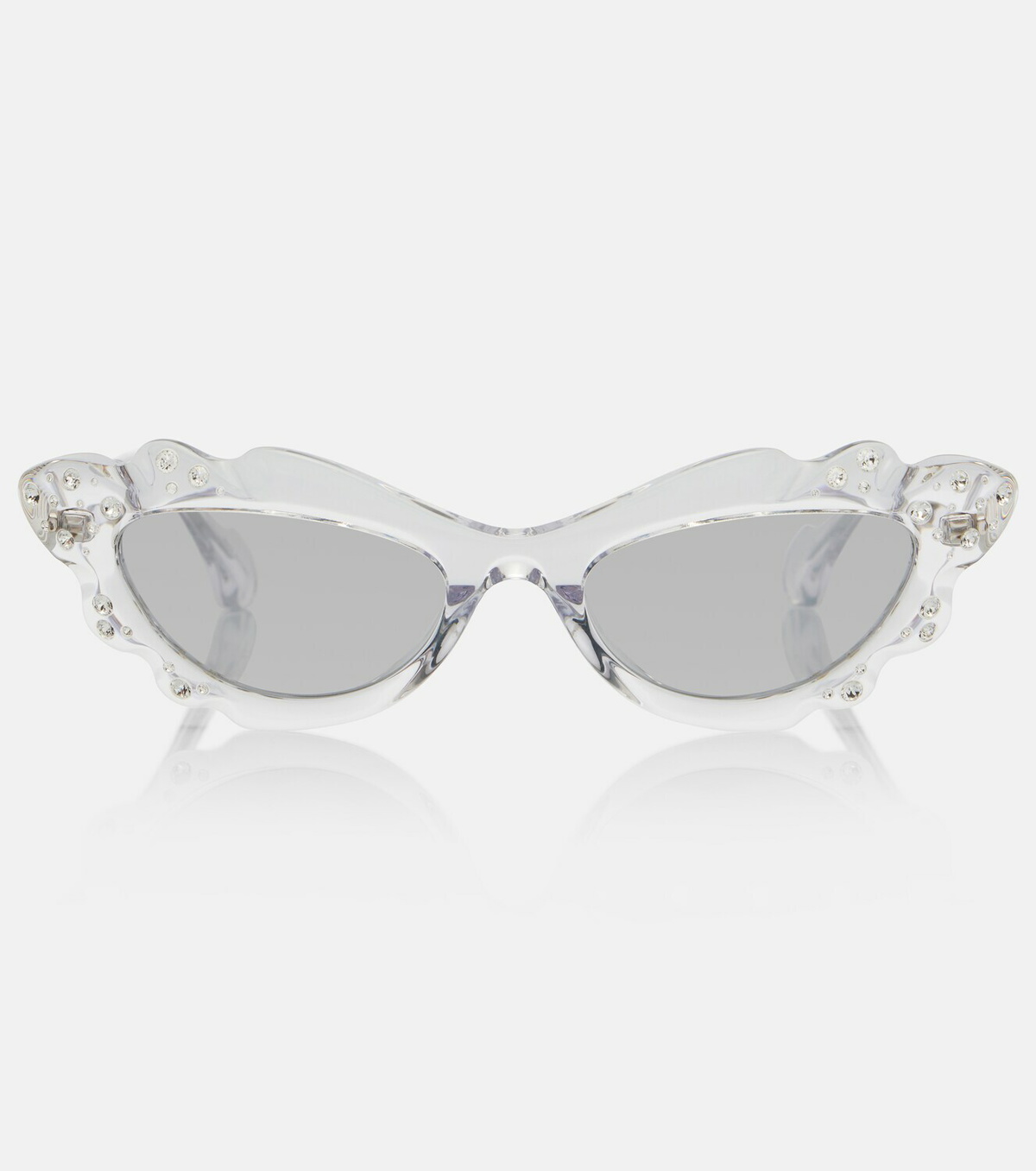 Aquazzura Palm Babe embellished cat-eye sunglasses