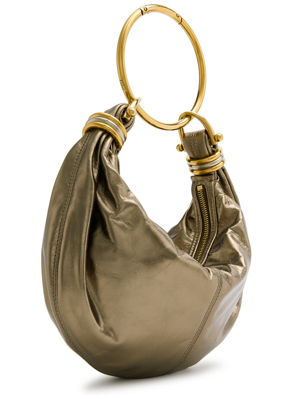 Chloe Bracelet Metallic-leather top Handle bag - Metallic Silver - One Size