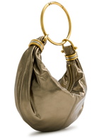 Chloe Bracelet Metallic-leather top Handle bag - Metallic Silver - One Size