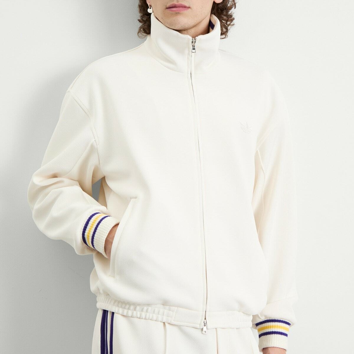 Adidas Men's x Wales Bonner Jabbar Track Top in Chalk White
