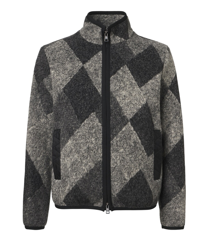 Photo: Moncler Argyle wool-blend jacket