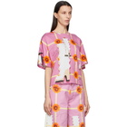Loewe Pink Anthea Hamilton Edition Floral T-Shirt