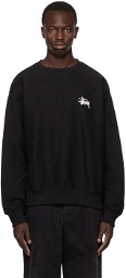 Stüssy Black Basic Sweatshirt