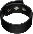 UNDERCOVER Black Leather Bracelet